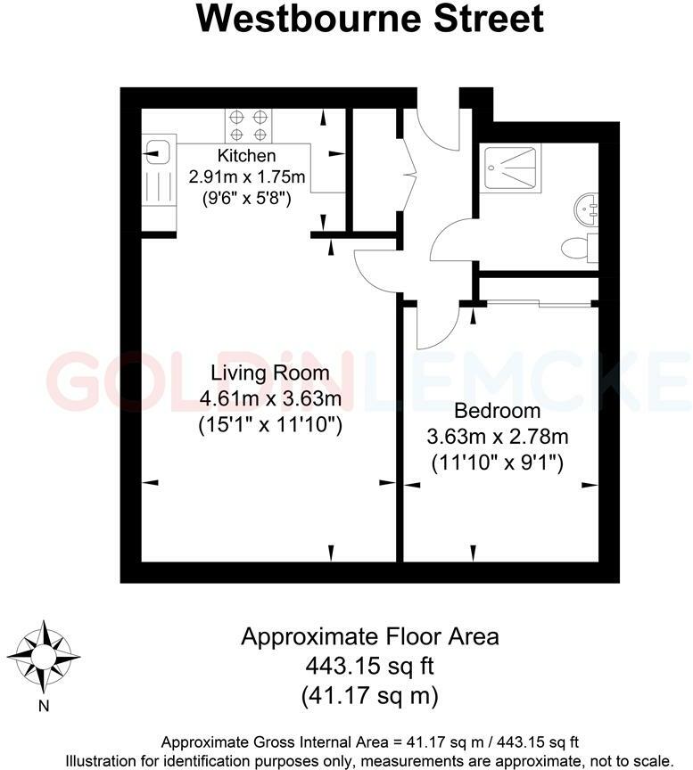 Carmel House, Westbourne Street, Hove floorplan