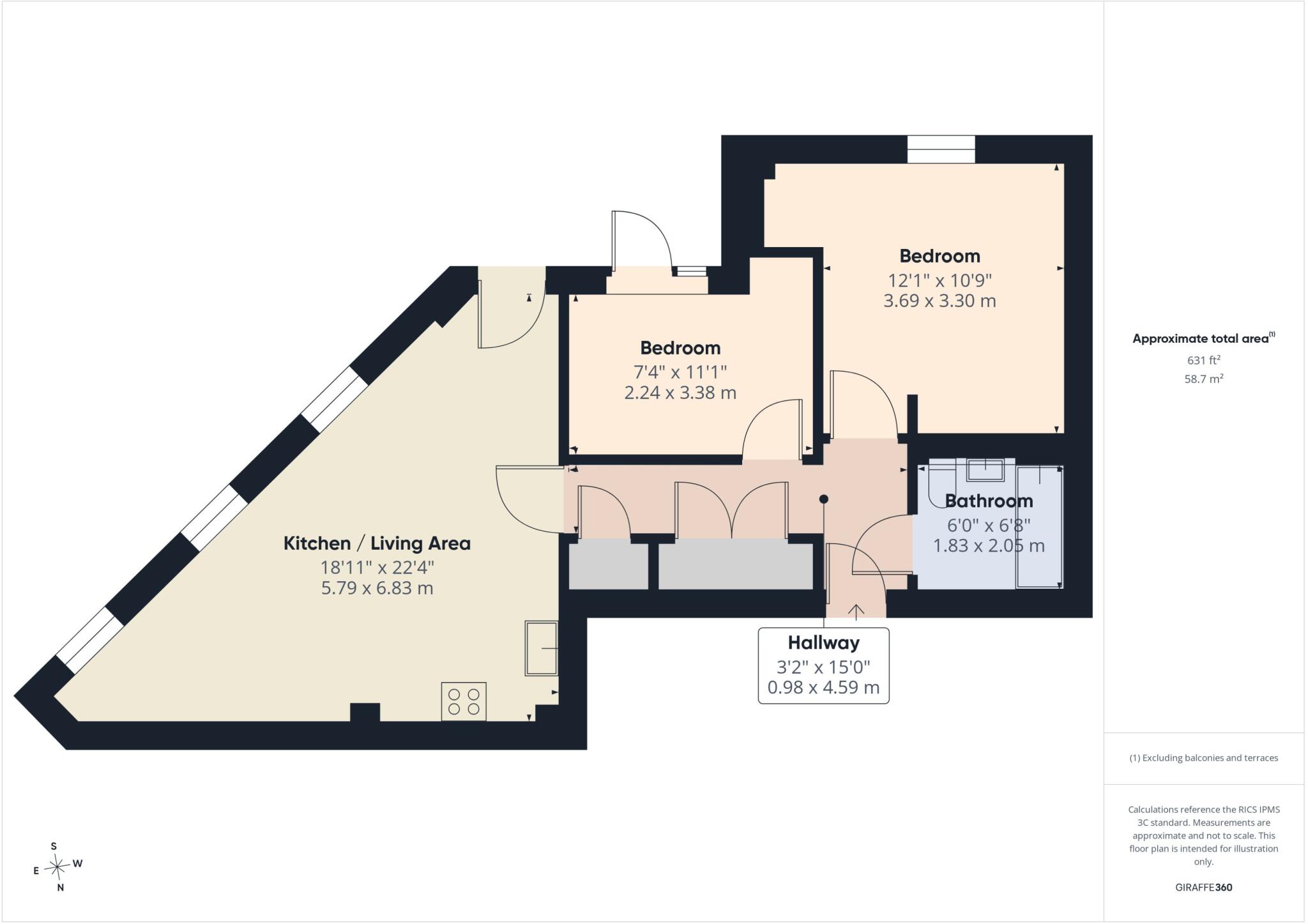 50 Victoria Road, Ashford, Ashford, TN23 floorplan