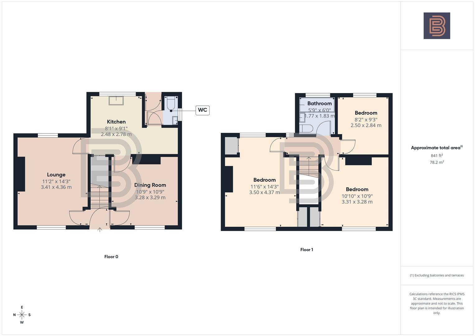 Newbold Road, Rugby floorplan