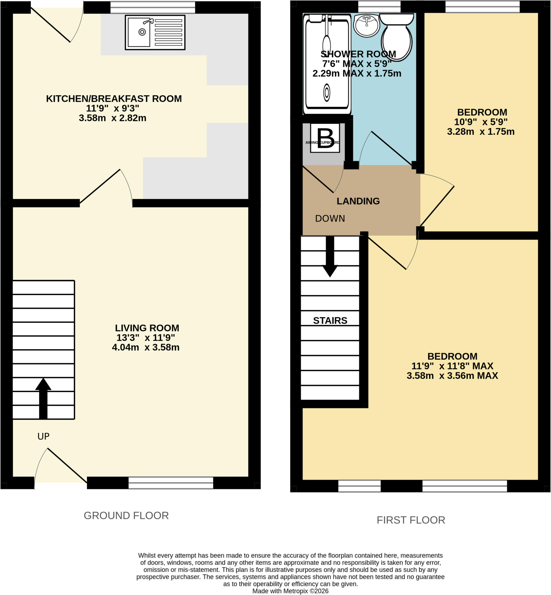 Tenbury Wells, Worcestershire, WR15 8HY floorplan