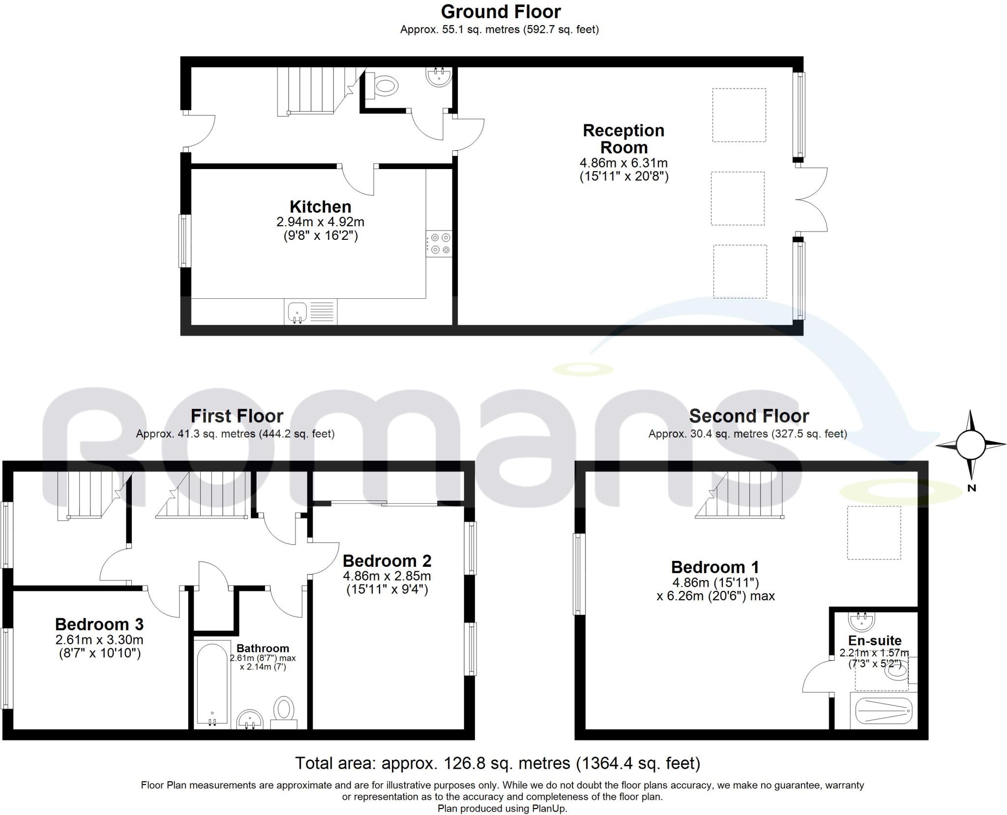 Jubilee Drive, Church Crookham, Fleet floorplan