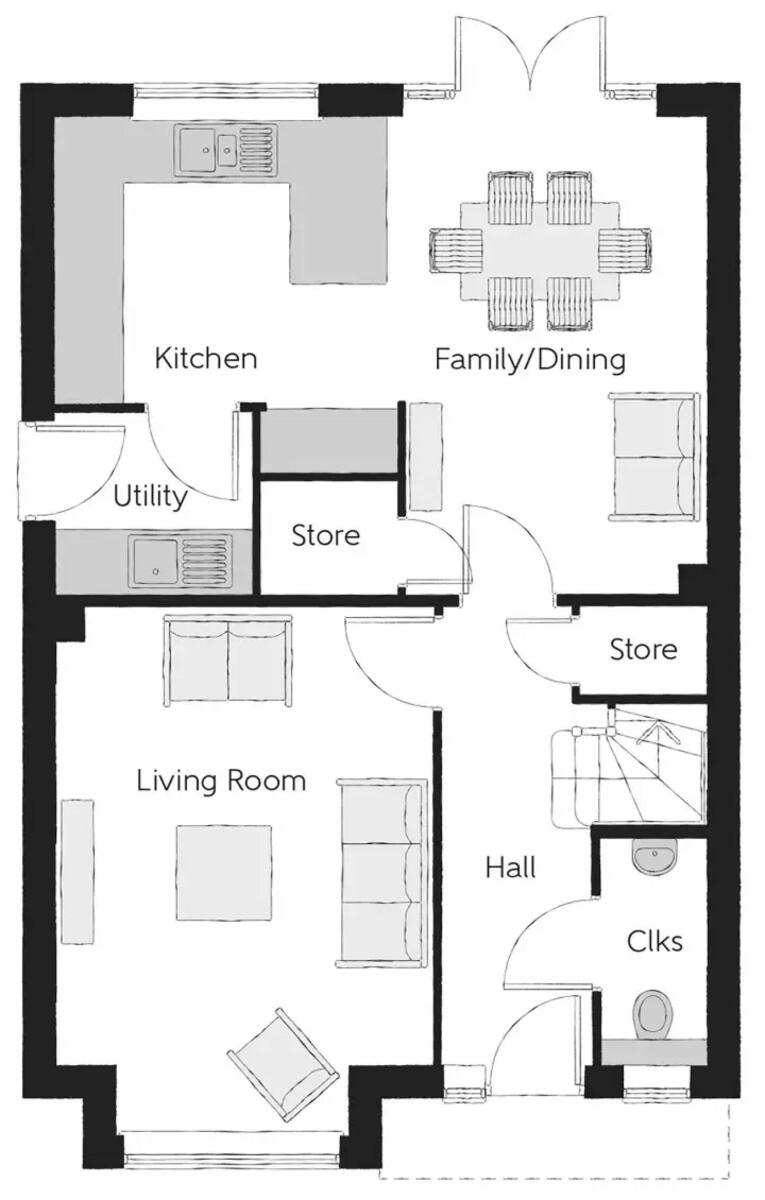 The Ferns, Kennett floorplan