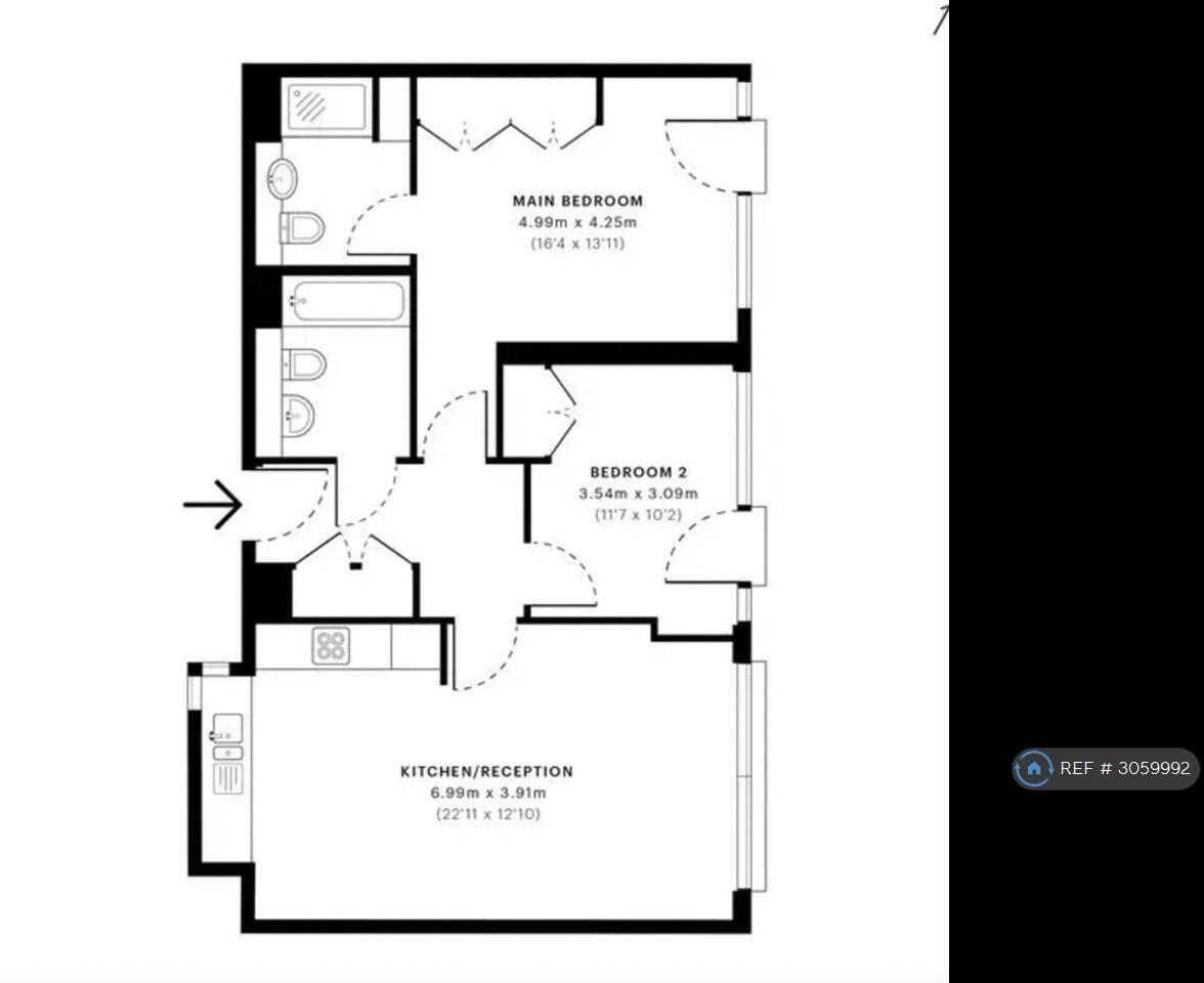 Watermill Way, London, SW19 floorplan