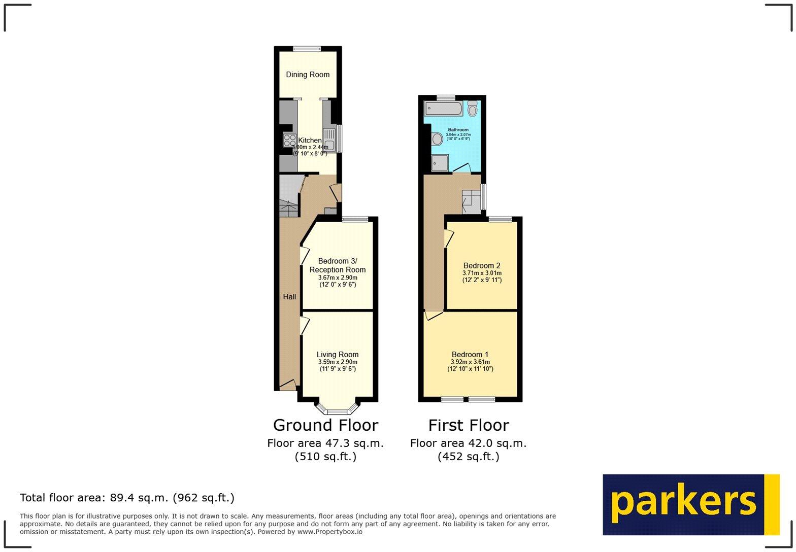 Valentia Road, Reading, Berkshire, RG30 floorplan