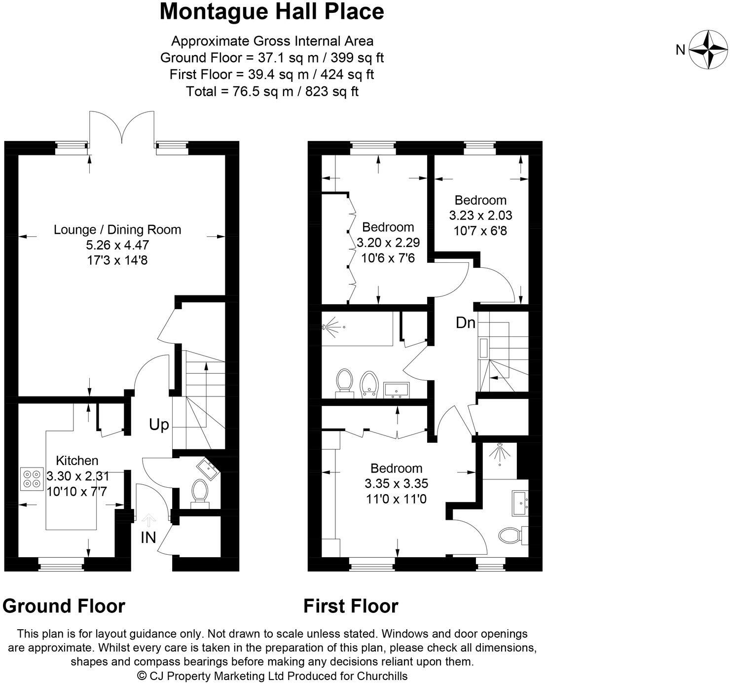 Montague Hall Place, Bushey, WD23 floorplan