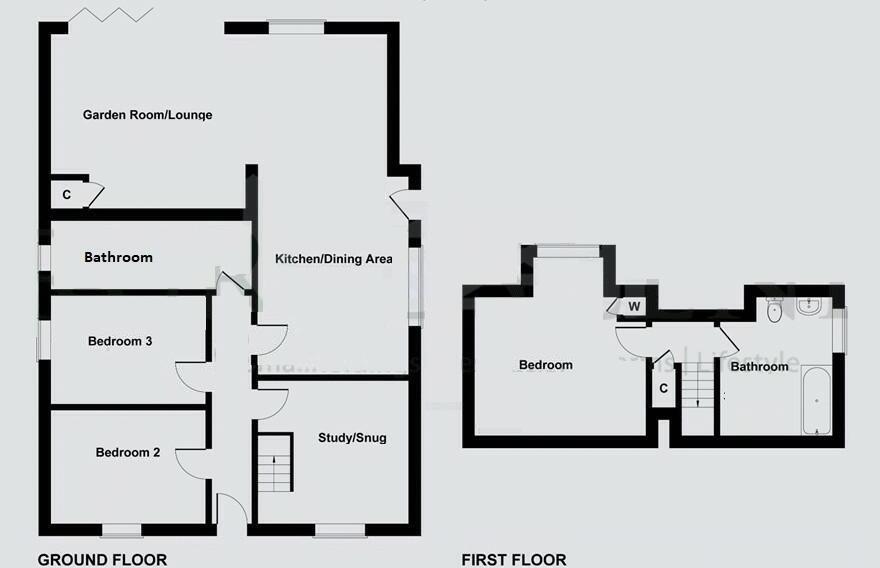 128 Horncastle Road, Woodhall Spa - IN OVER 2 ACRES (sts) floorplan