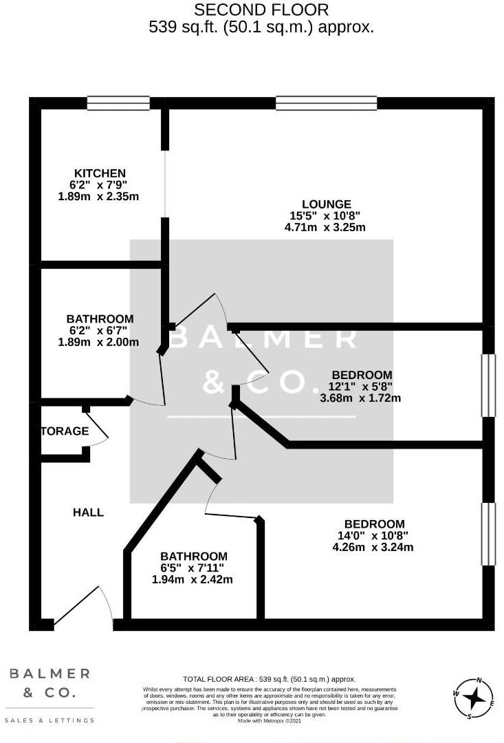 Little Bolton Terrace, Salford, M5 floorplan