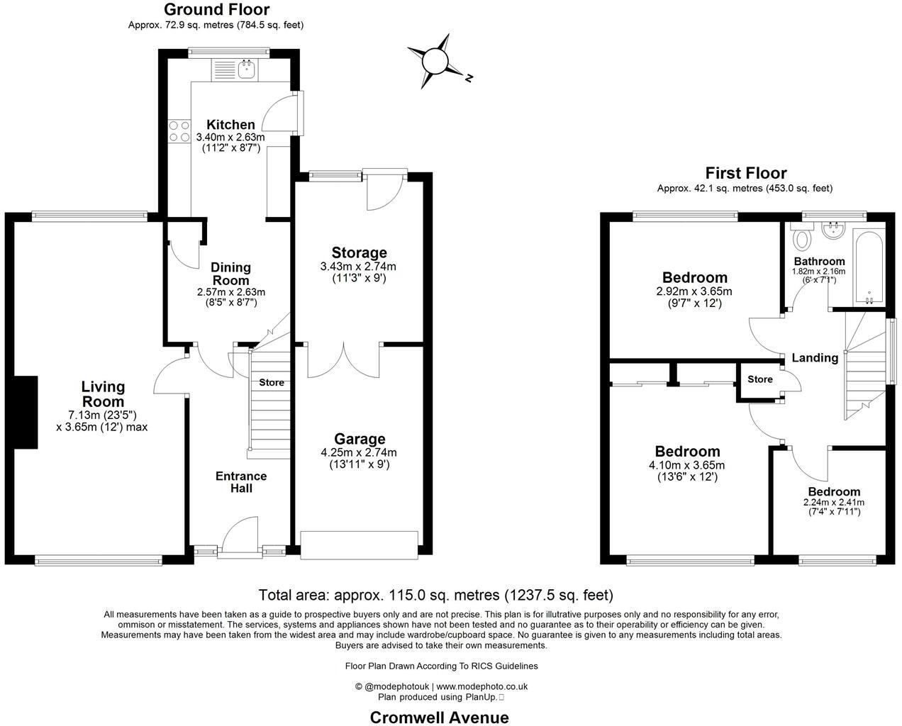 Cromwell Avenue, Billericay floorplan