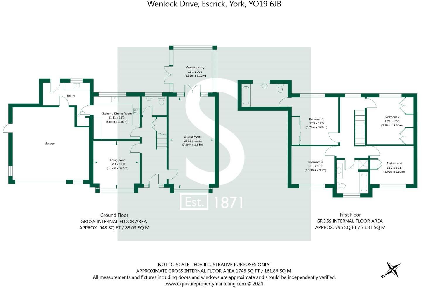 Wenlock Drive, Escrick, York floorplan