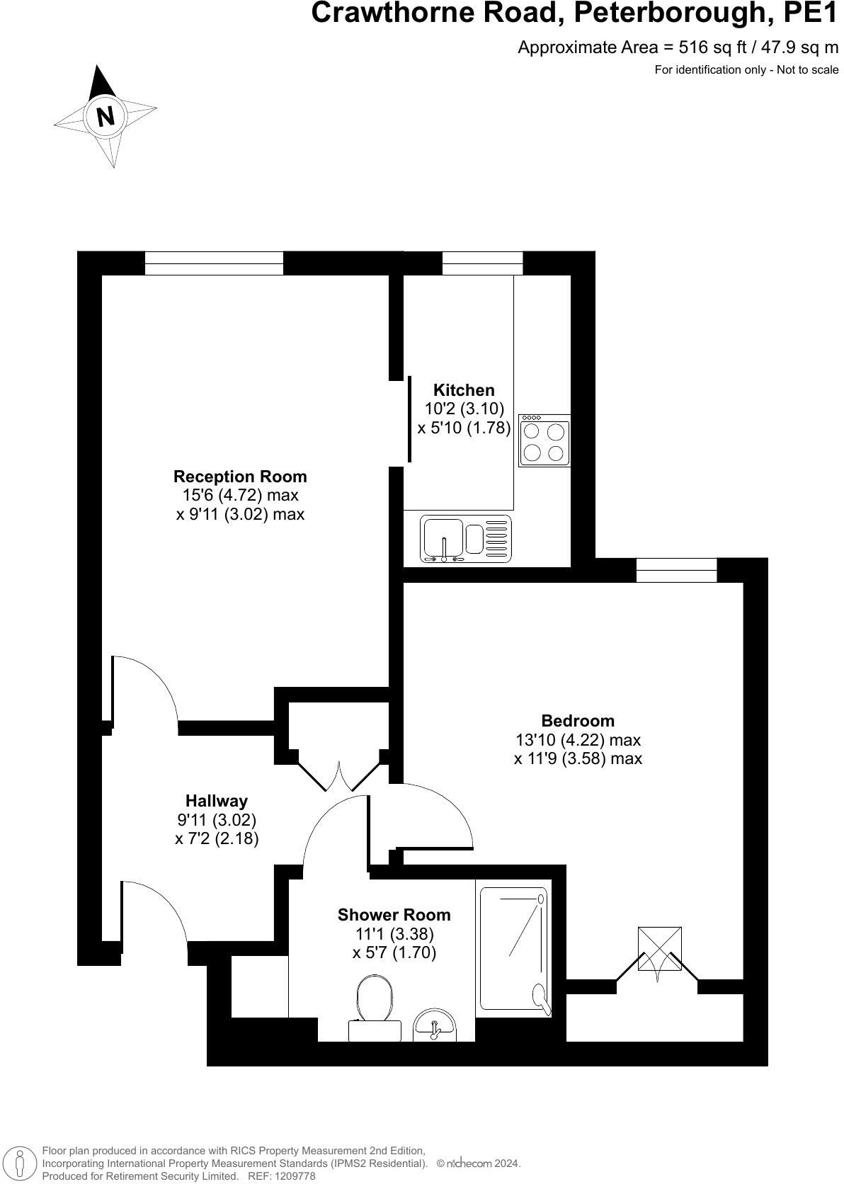 Crawthorne Road, Peterborough, PE1 floorplan