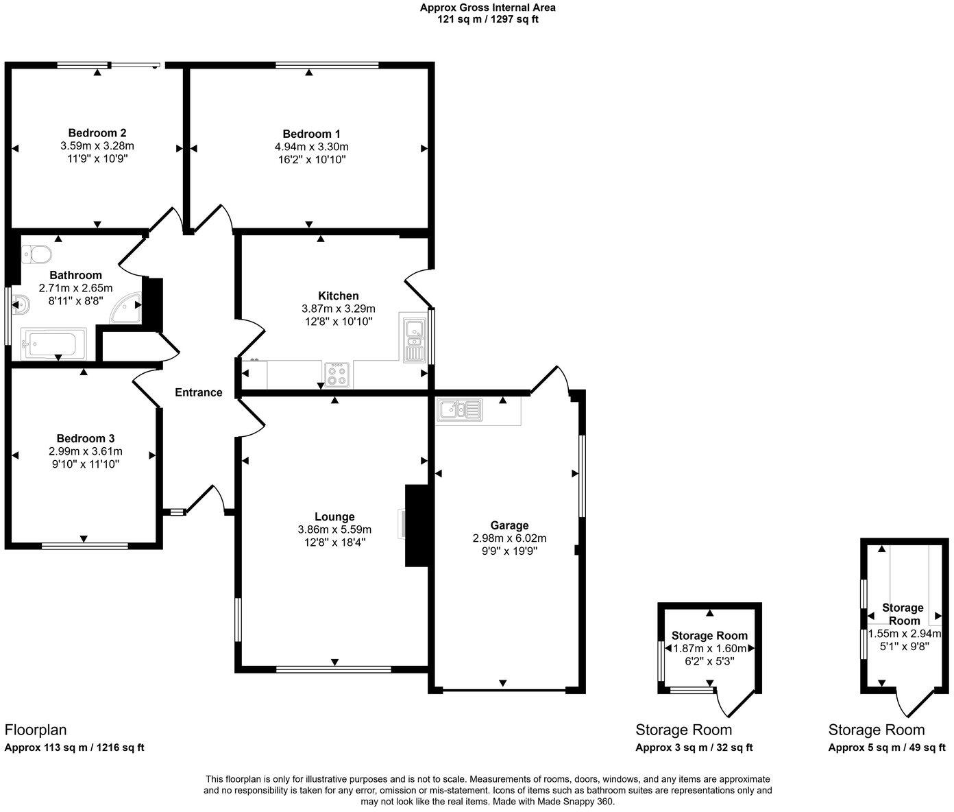 Tan Yr Foel, Rhyd-y-Foel, Abergele, Conwy, LL22 8HZ floorplan