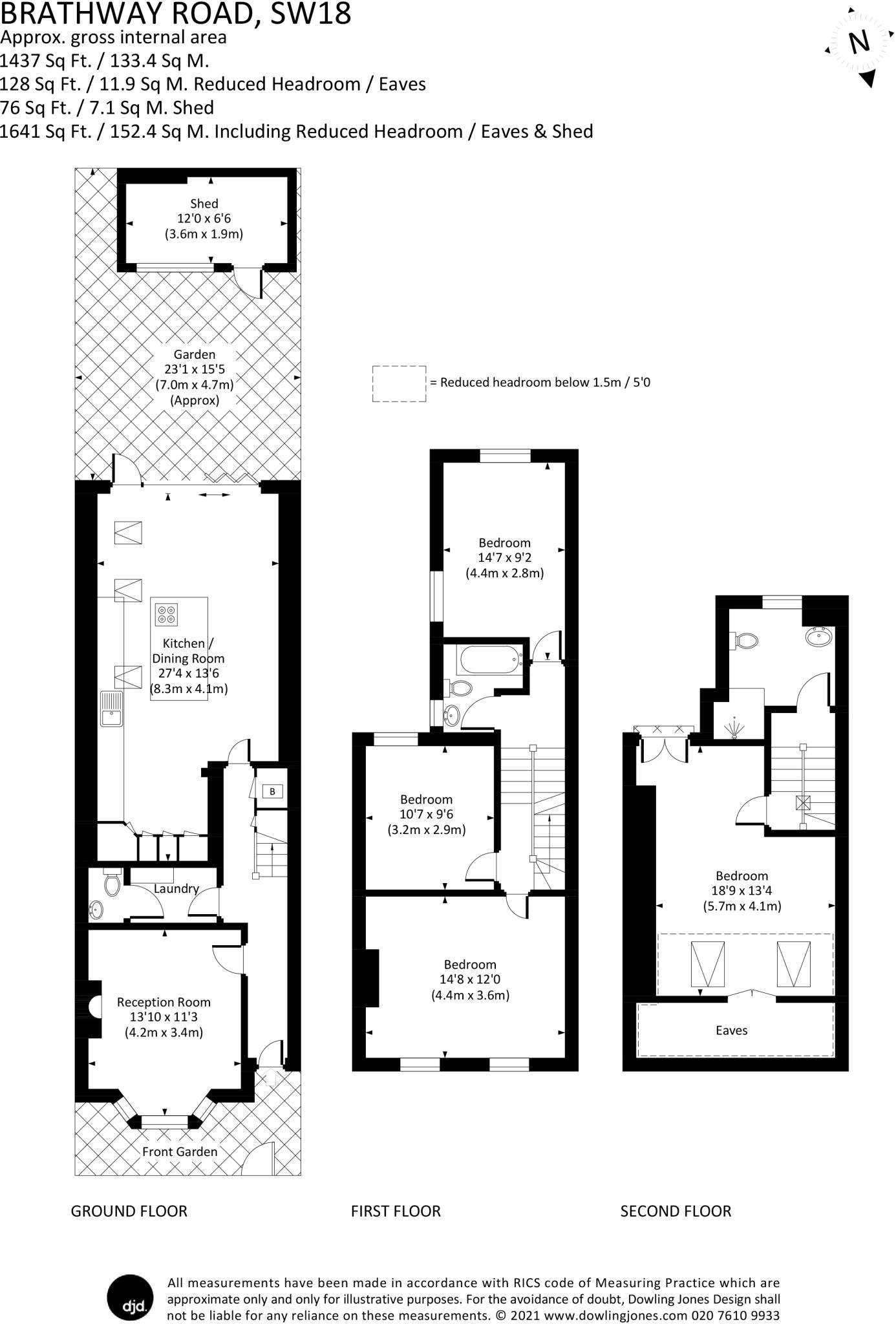Brathway Road, London, SW18 floorplan
