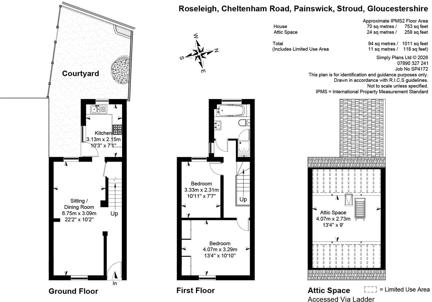 Cheltenham Road, Painswick, Stroud floorplan