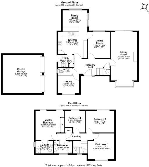 Upland Chase, Honiton floorplan
