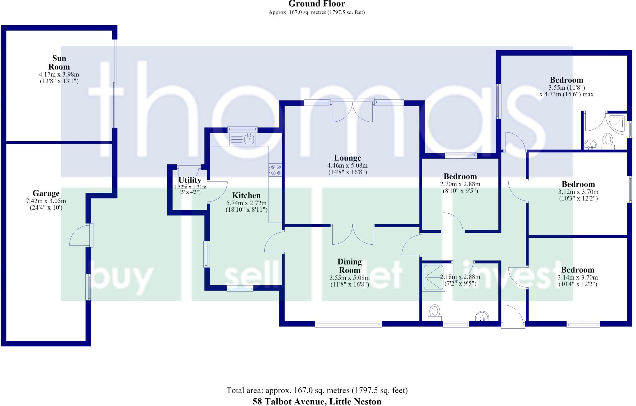 Talbot Avenue, Little Neston floorplan