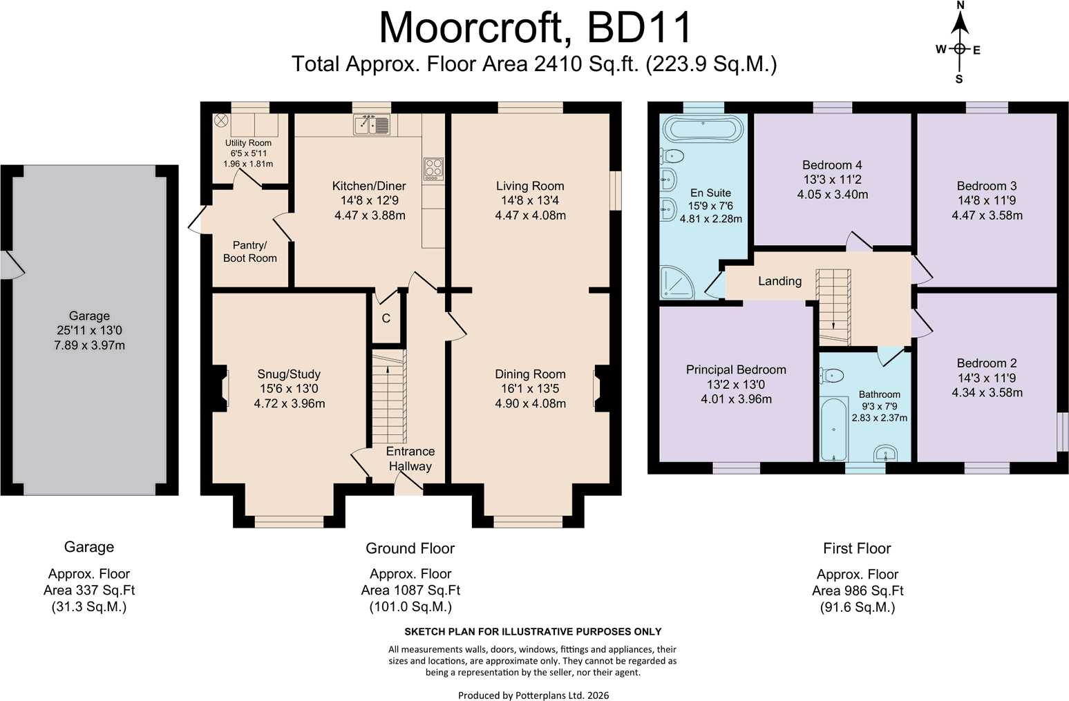 Moor Croft, Moorhouse Lane, Birkenshaw, BD11 floorplan