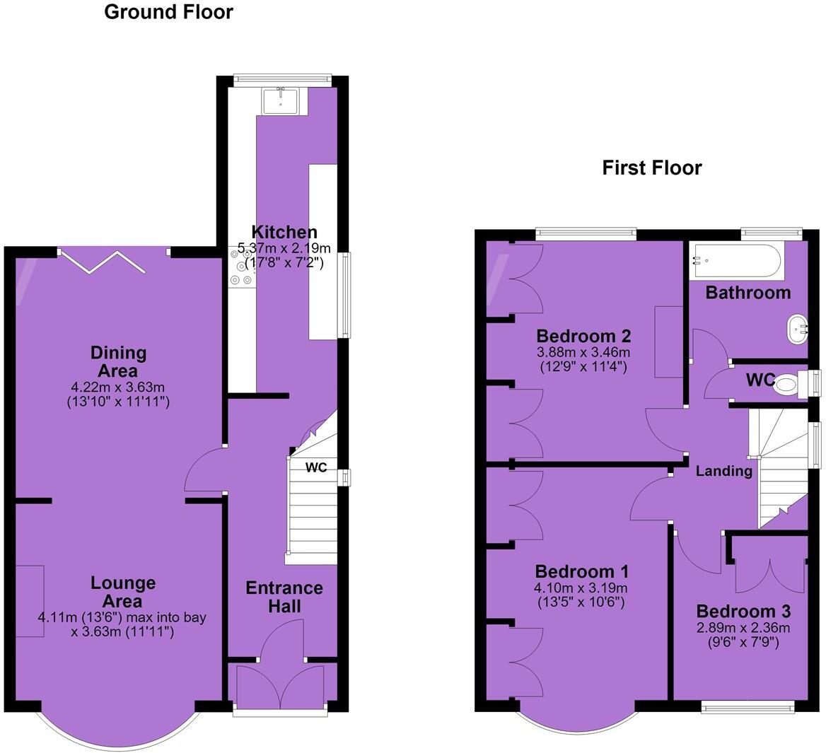 Ferndene Road, Didsbury floorplan