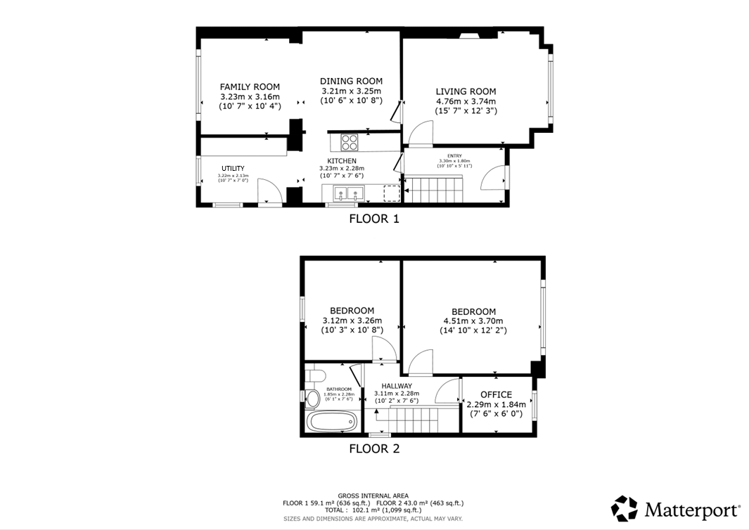 Campsie Gardens, Clarkston, Glasgow, East Renfrewshire, G76 floorplan