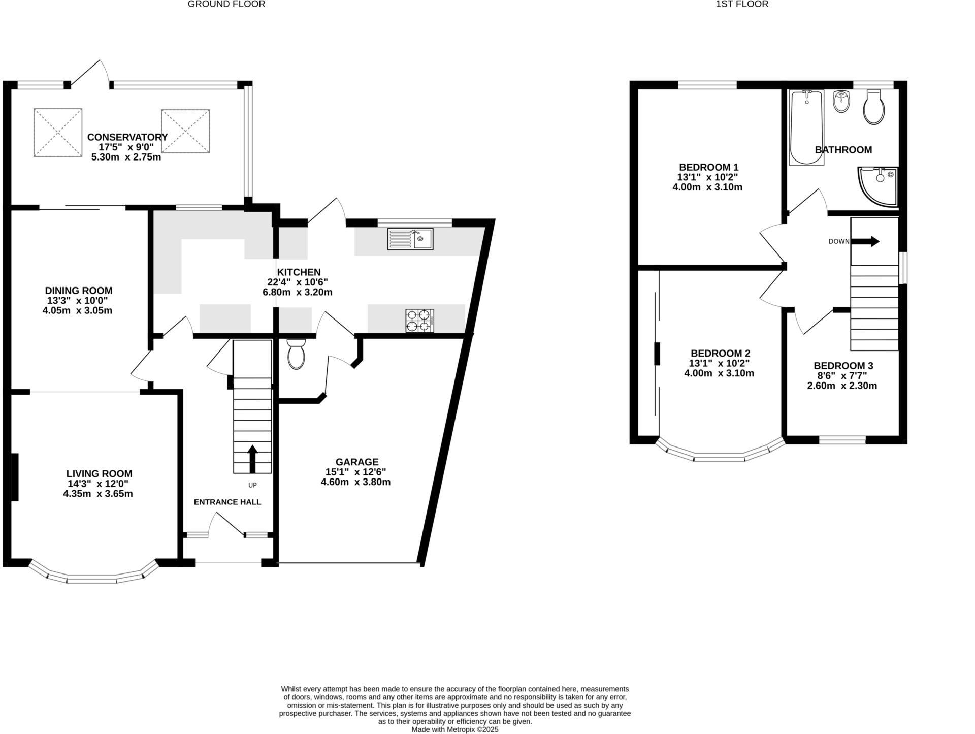Woodberry Close, Caversham floorplan
