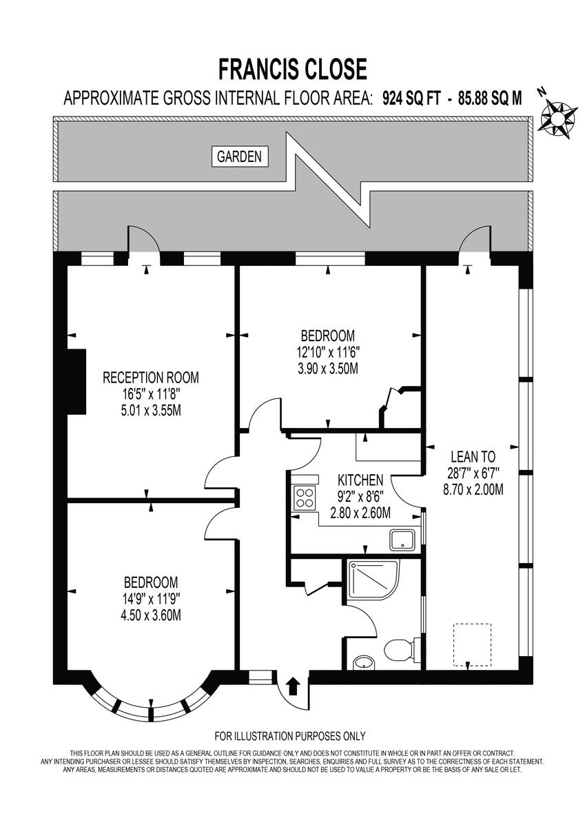 Francis Close, Ewell, KT19 floorplan