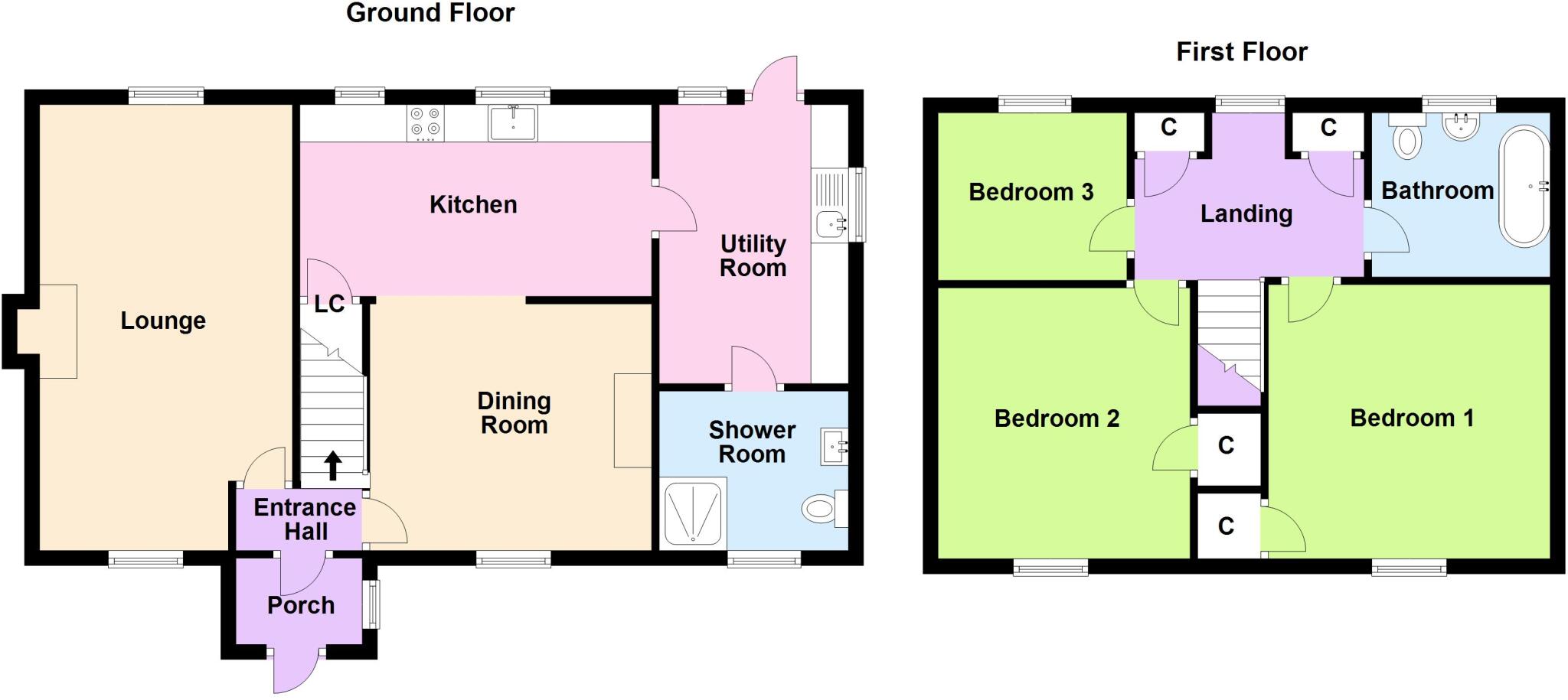 Malting Green Road, Layer-de-la-Haye, Colchester, Essex, CO2 floorplan