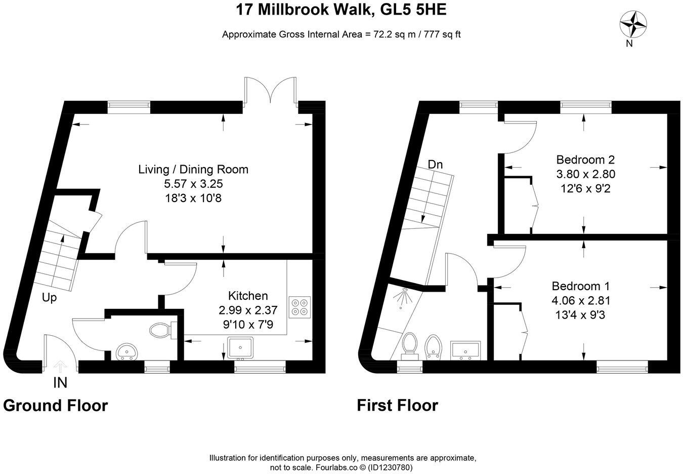 Millbrook Walk, Woodchester Valley Village, Inchbrook, GL5 floorplan