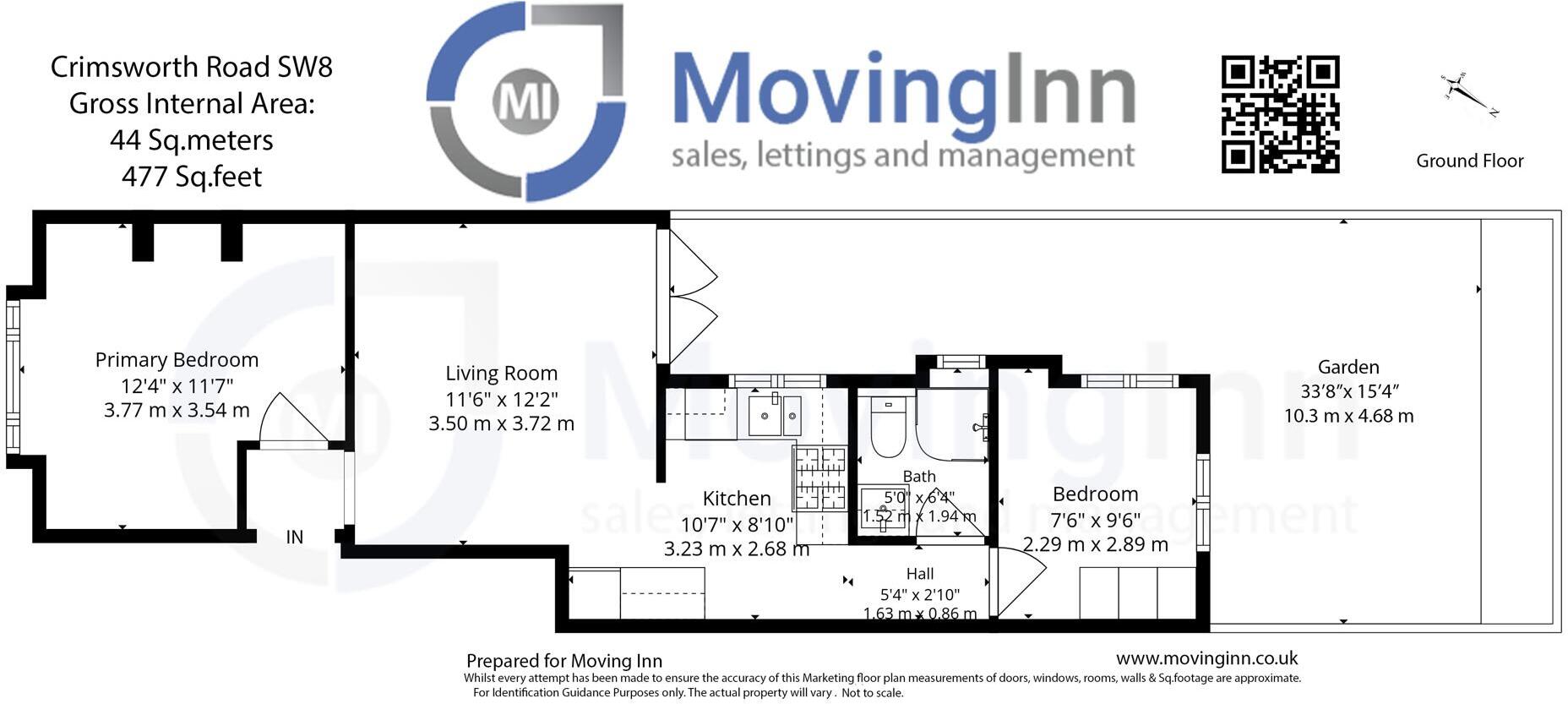 Crimsworth Road, Nine Elms, SW8 floorplan