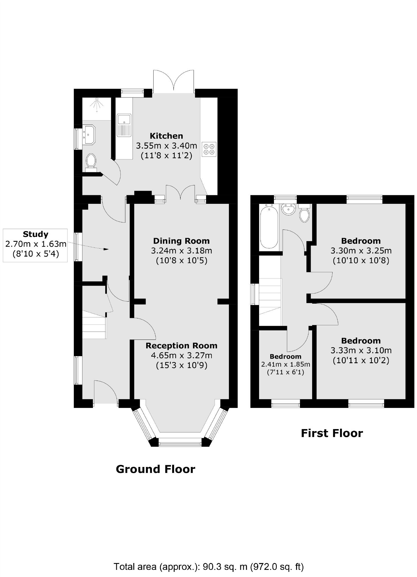 Jevington Way, Lee floorplan
