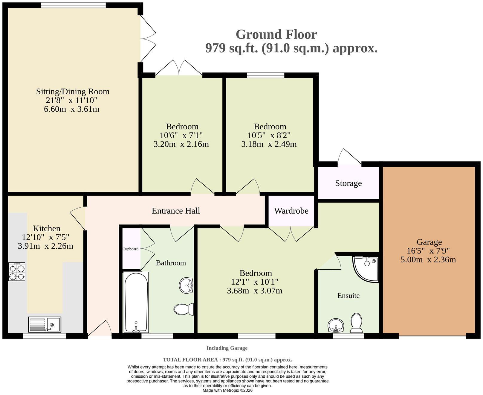 Church Road, Mendlesham floorplan