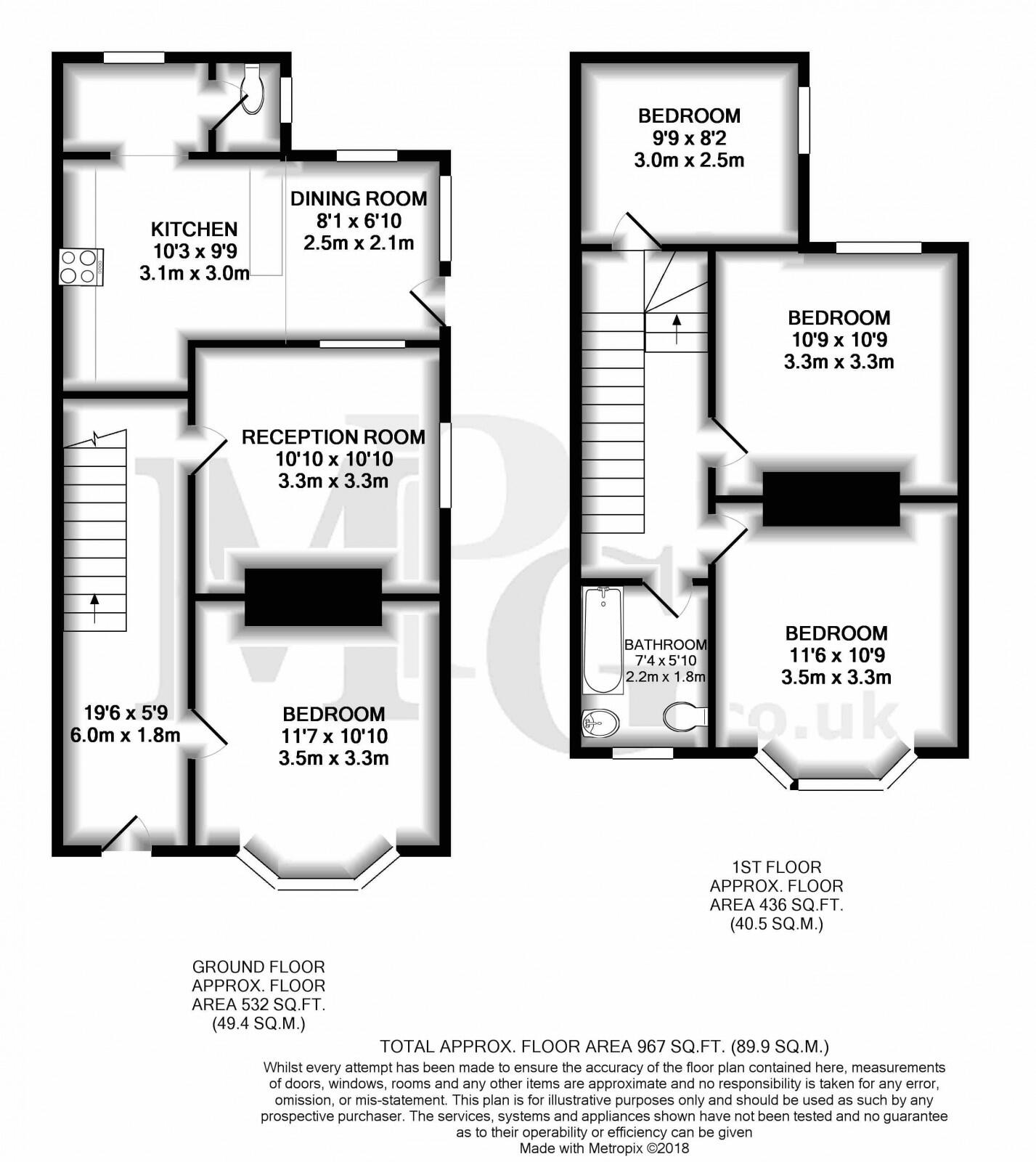 Luther Road, BH9 floorplan