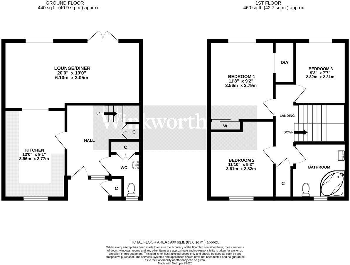 Ives Road, Norwich, Norfolk, NR6 floorplan