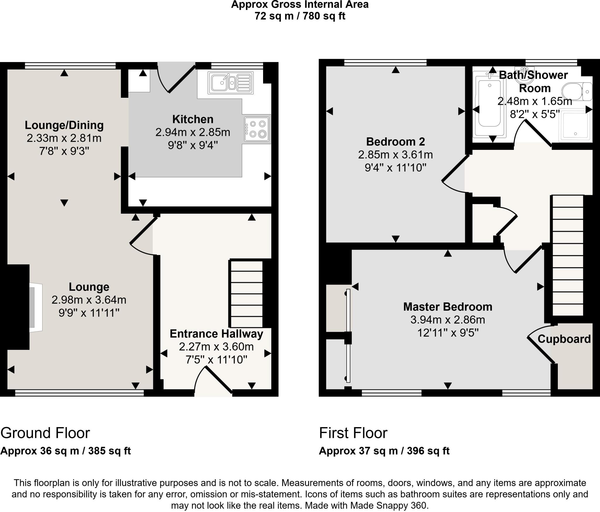 Sorn Street, Catrine, East Ayrshire floorplan