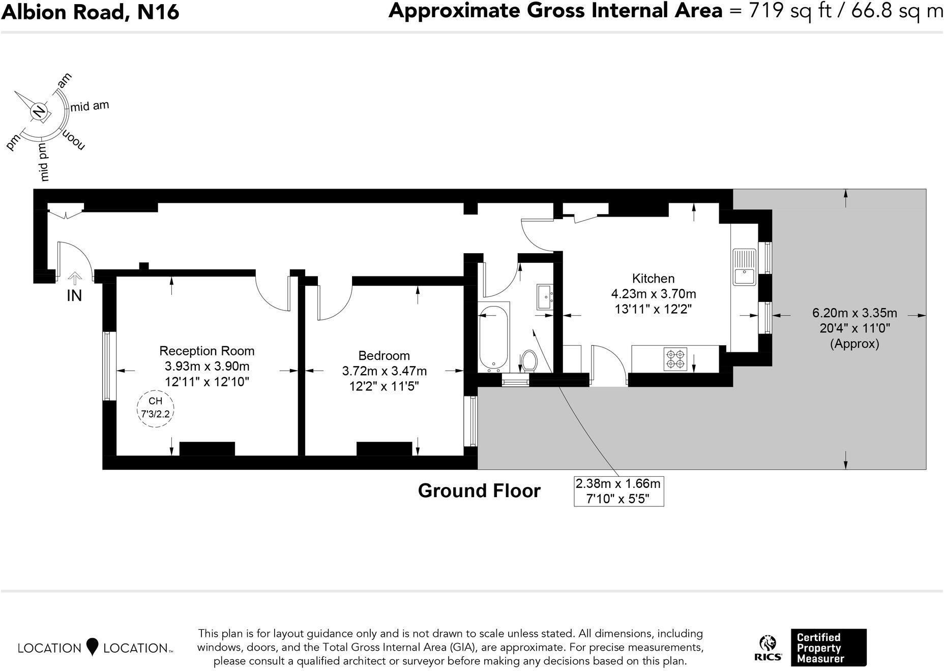 Albion Road, London, N16 floorplan