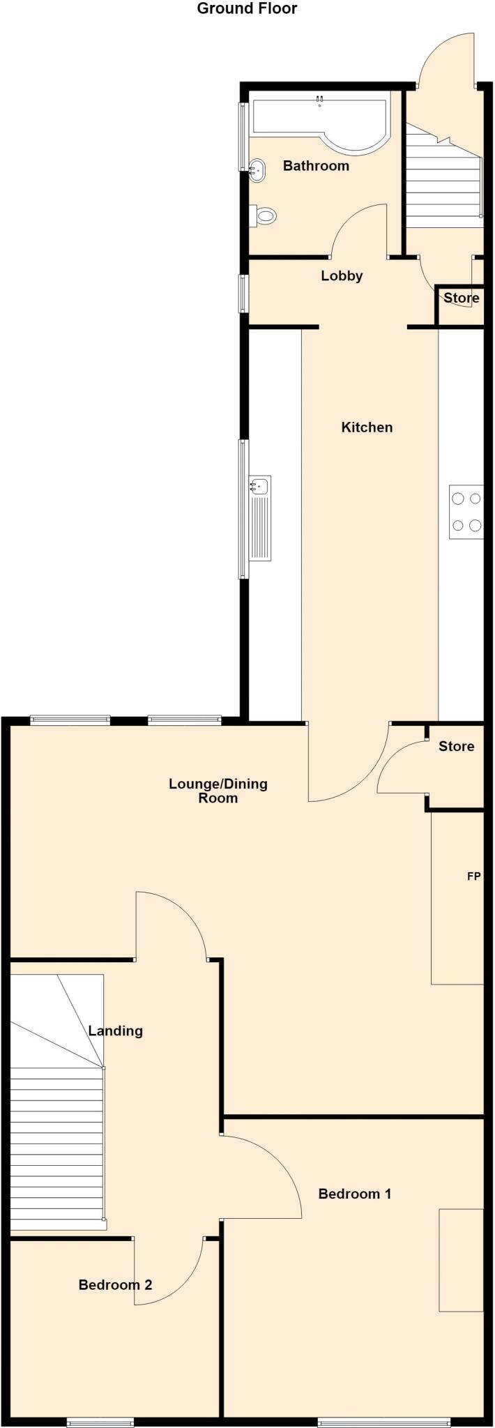 Hastings Terrace, Cramlington floorplan
