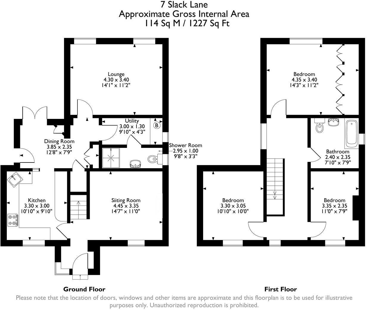 Slack Lane, Nether Heage, Belper floorplan