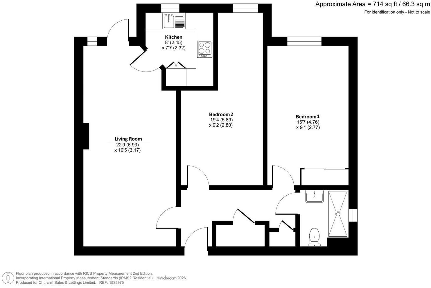 Mellor Lodge, Uttoxeter, Staffordshire floorplan