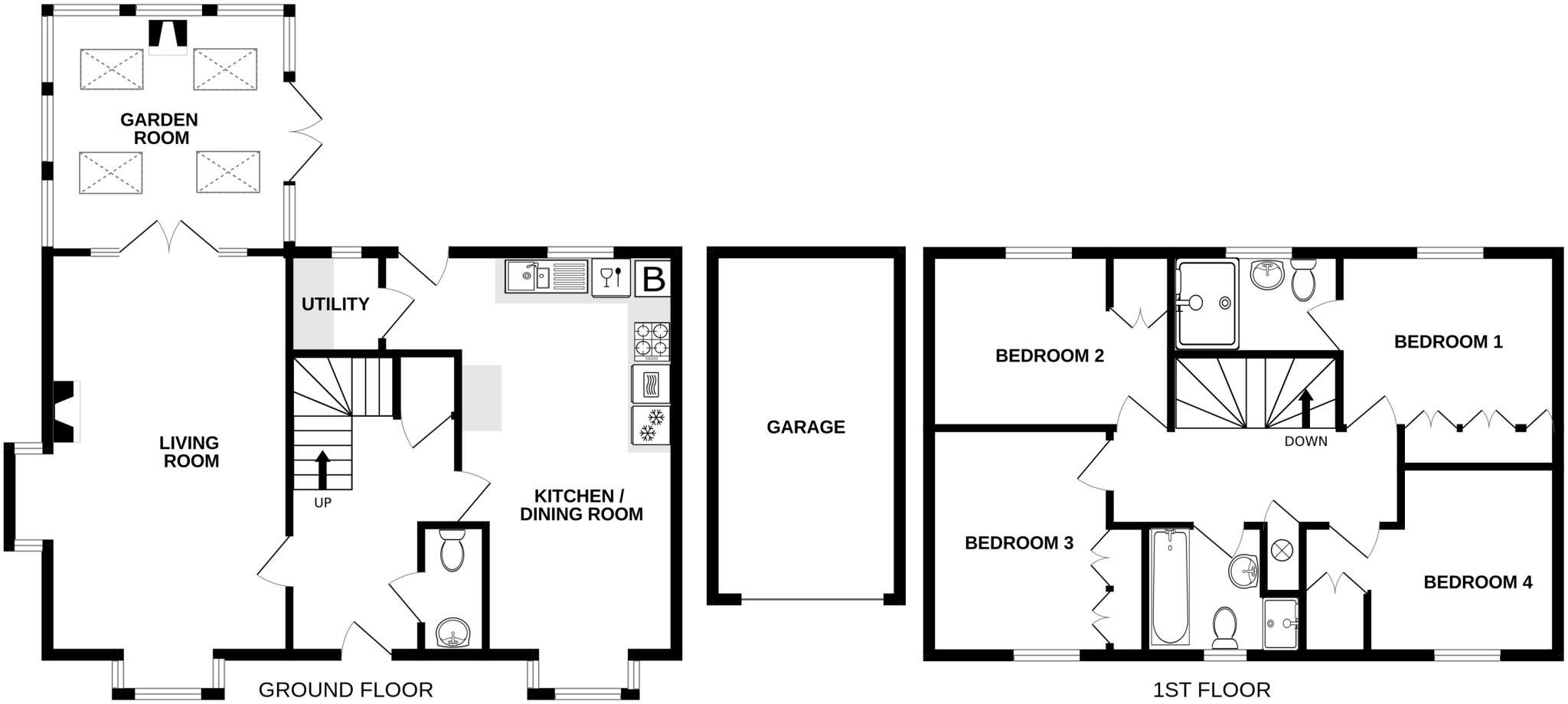 1 Birkbeck Gardens, Kirkby Stephen, Cumbria floorplan