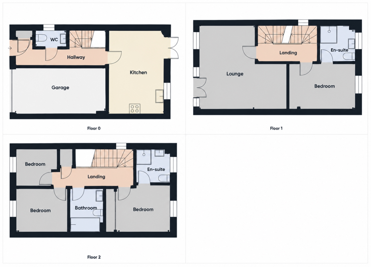 Larch Gardens, Bilston, WV14 floorplan