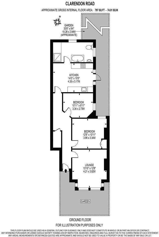 Clarendon Road, Colliers Wood floorplan