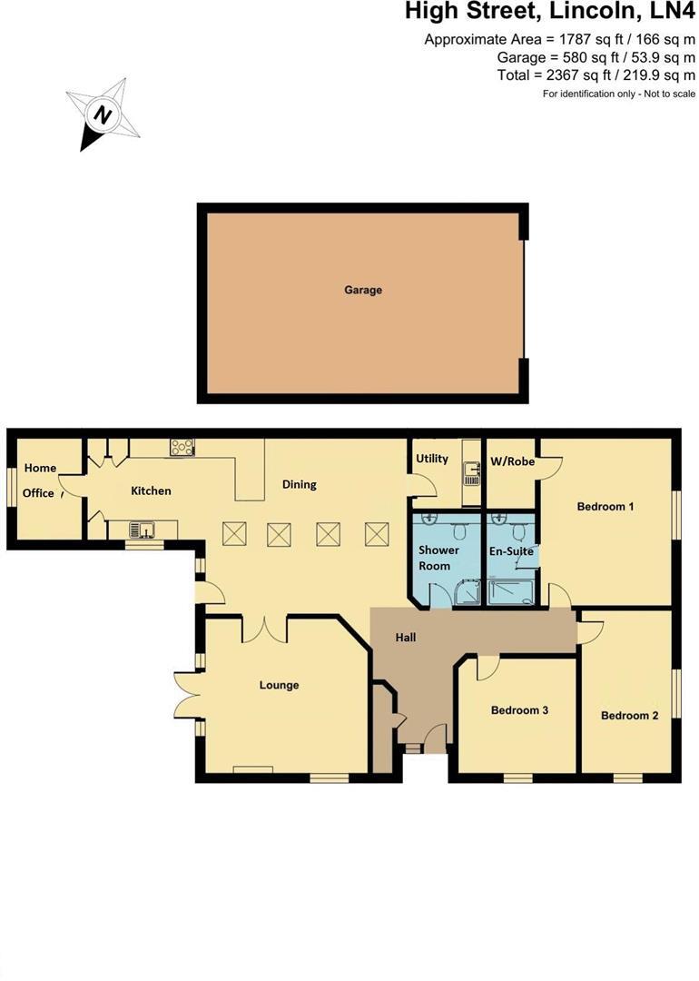 The Old Post Office, 67 High Street, Walcott floorplan