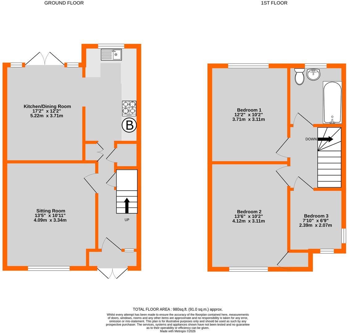 Aylesford Avenue, Beckenham, BR3 floorplan