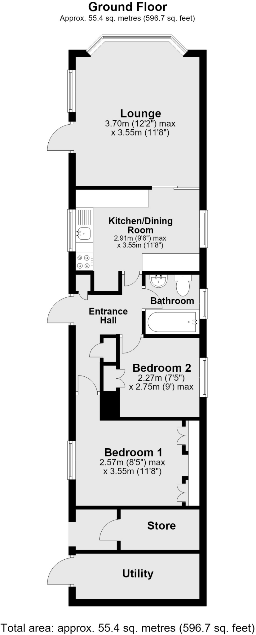 The Elms, Torksey floorplan