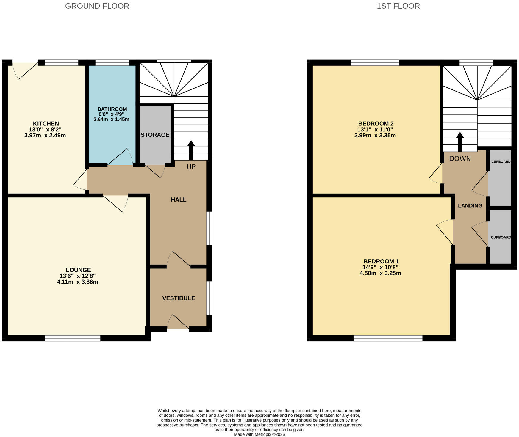 Deanfield Quadrant, Penilee, Glasgow, G52 4ES floorplan