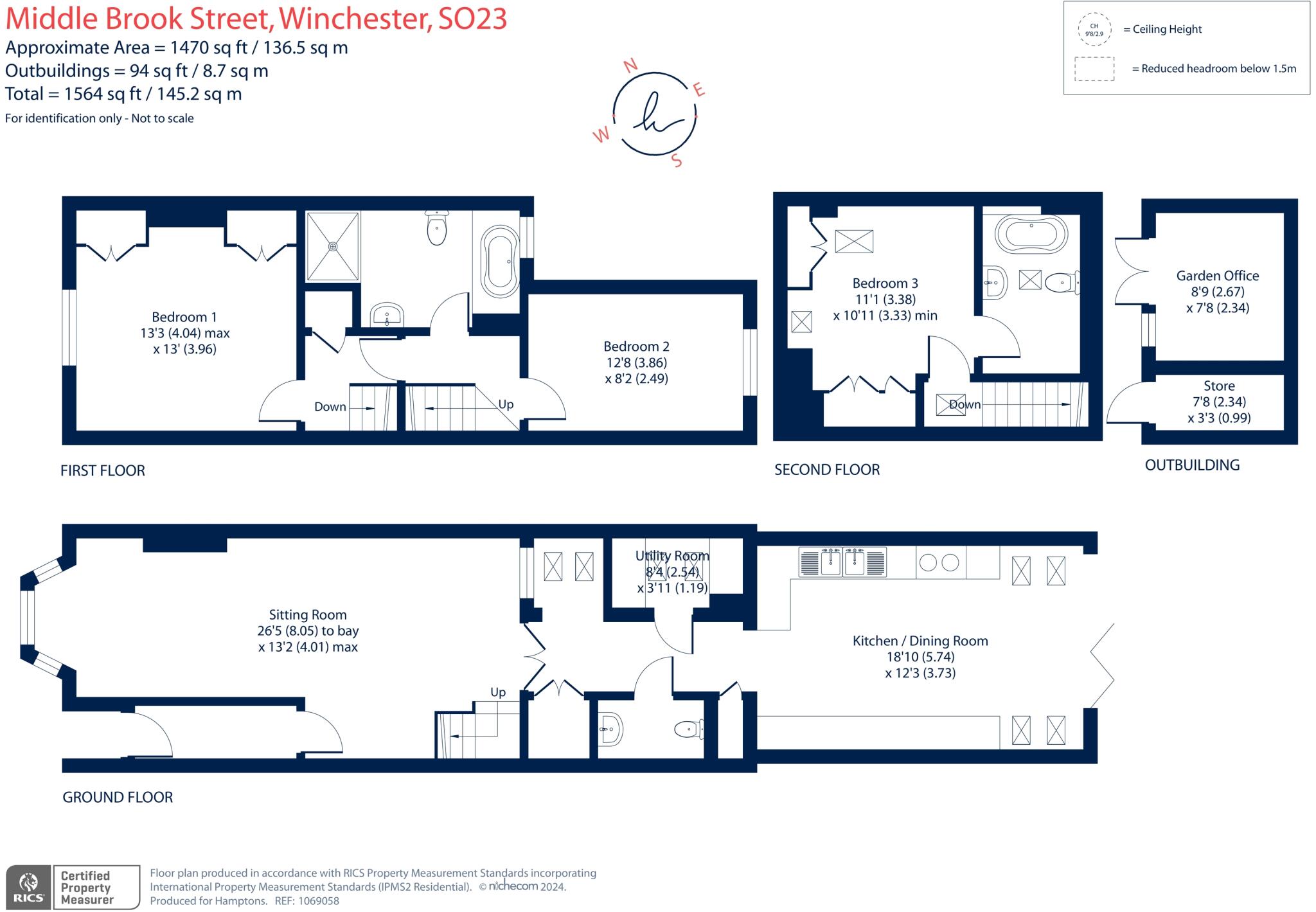 Middle Brook Street Winchester SO23 floorplan