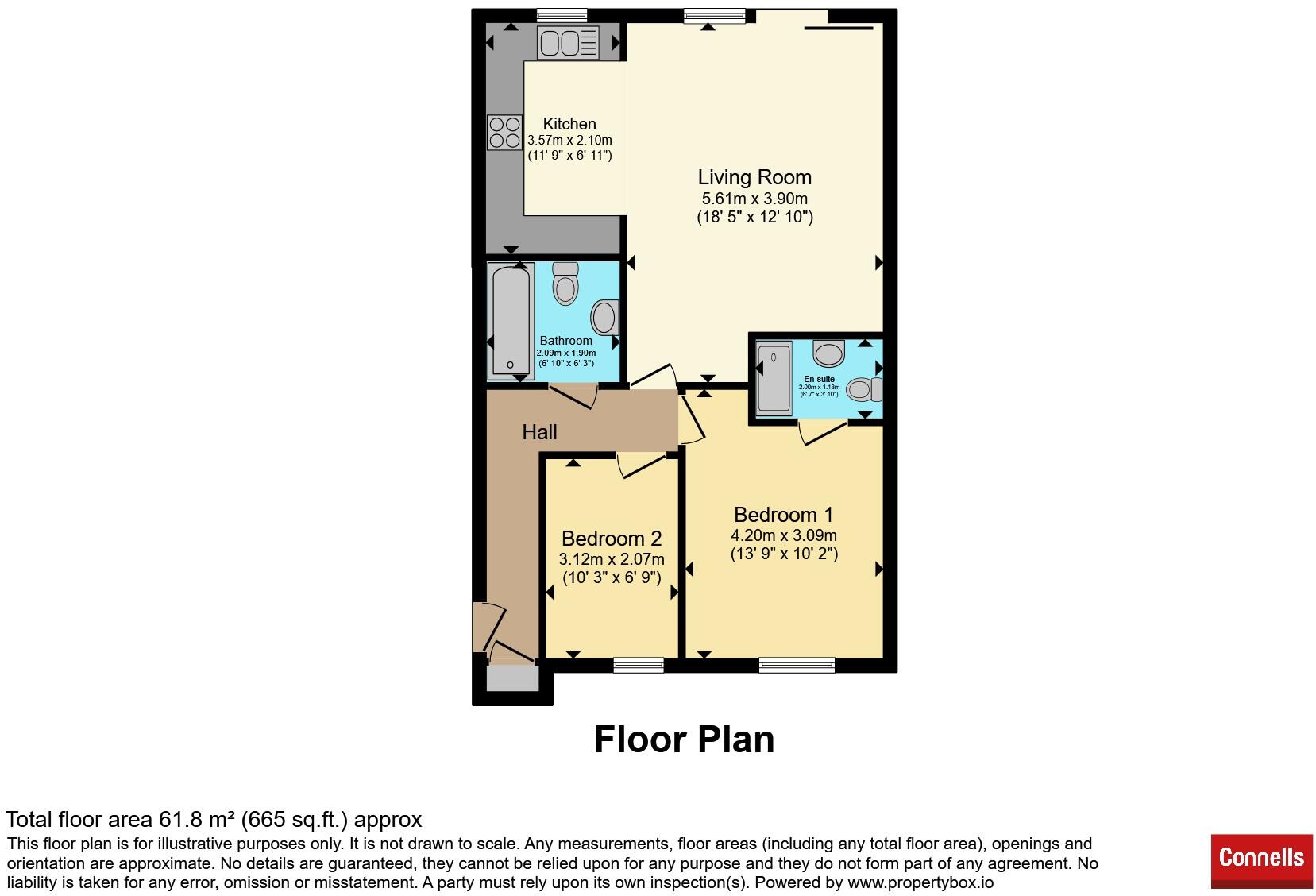 Mansel Road East, Southampton floorplan