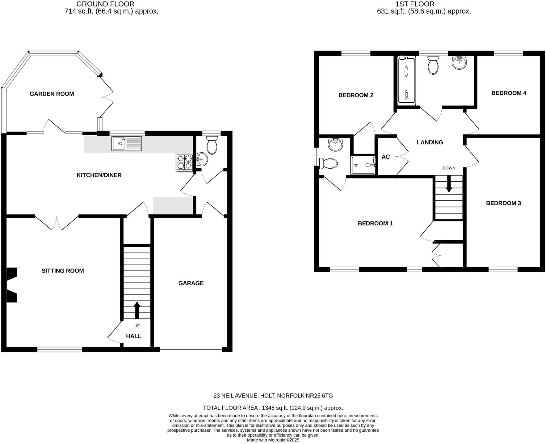  Holt, Norfolk, NR25 floorplan