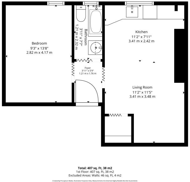 3F3 10, Hawthornvale, Edinburgh, EH6 4JL floorplan