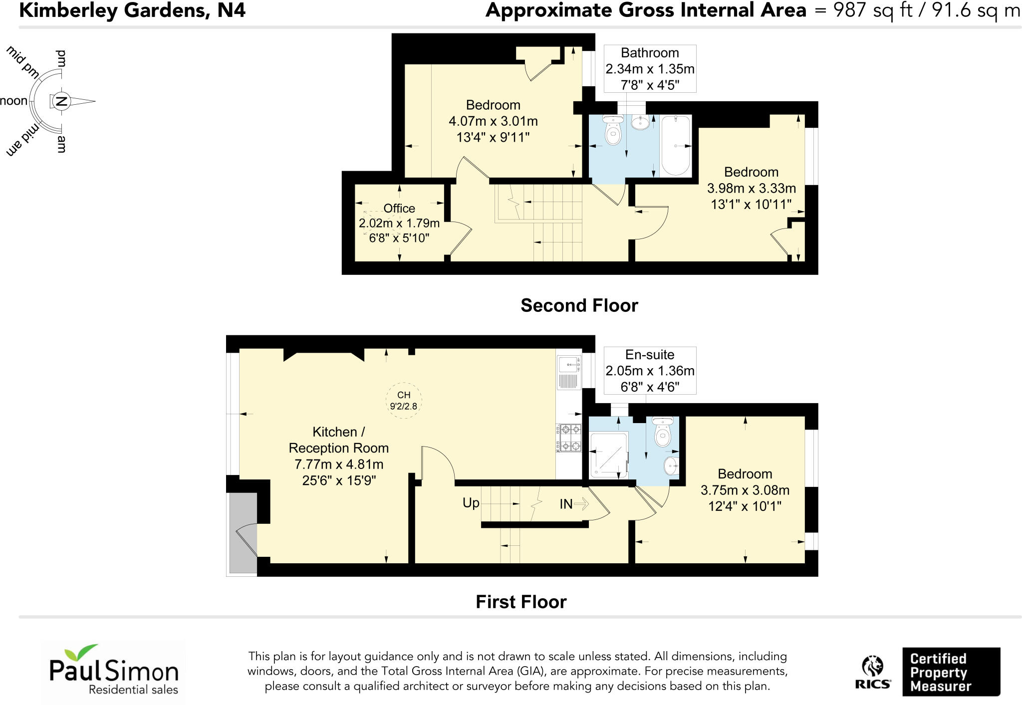 Kimberley Gardens, Harringay, London, N4 floorplan