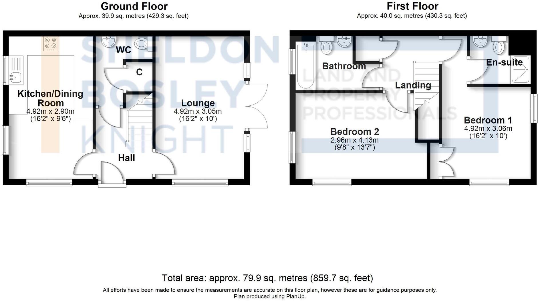 Aspley Close, Broom, B50 floorplan