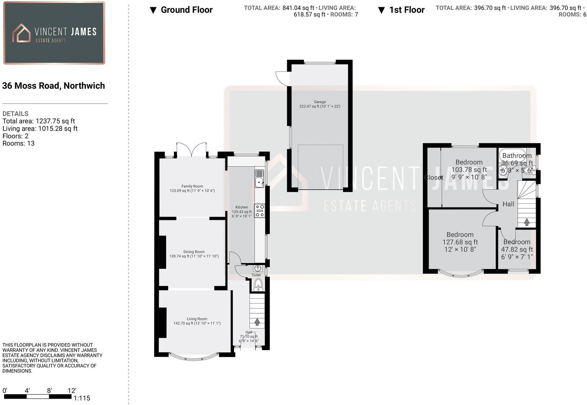 Moss Road, Northwich, CW8 floorplan